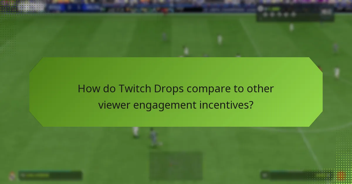 How do Twitch Drops compare to other viewer engagement incentives?
