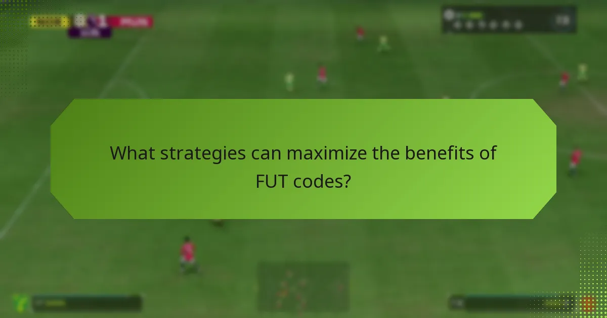What strategies can maximize the benefits of FUT codes?
